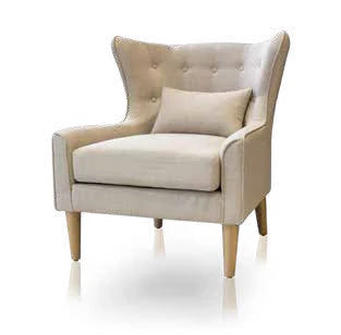 Sunrise Wingback Accent Chair – Modern Yellow Lounge Seating